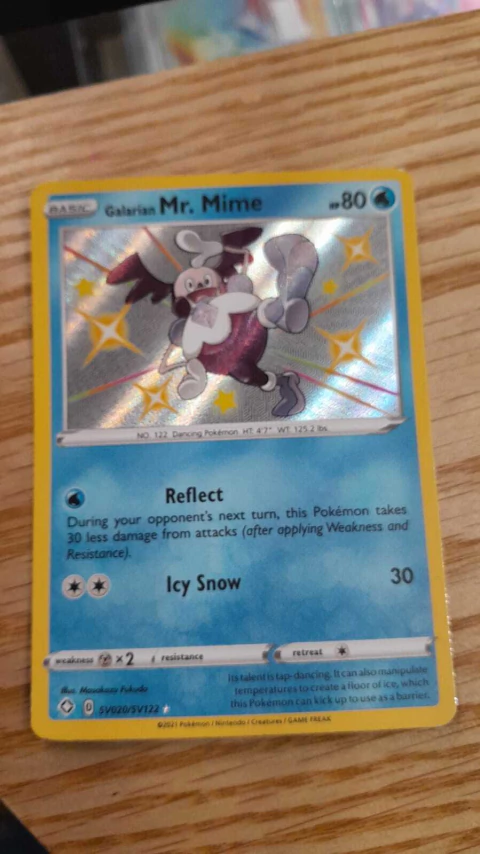 GALARIAN MR. MIME SV020/SV122 HOLO SHINNY