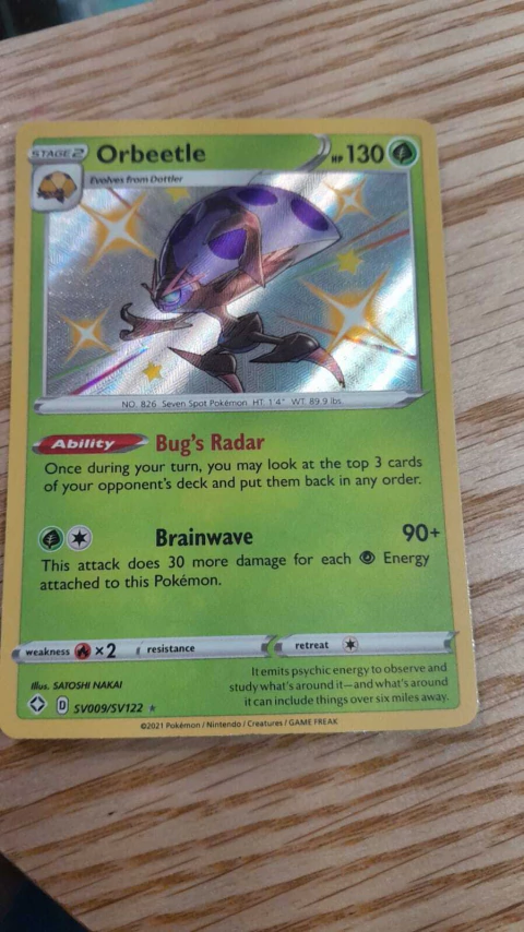 ORBEETLE SV009/SV122 HOLO SHINNY