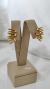 BRINCO EAR CUFF ZIG ZAG LISO - BANHADO NO OURO E PRATA na internet