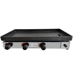 Chapa para lanche Profissional 70x35 Industrial em Inox 8mm