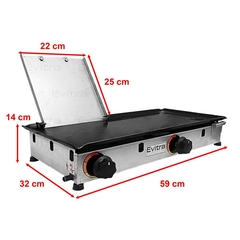 Chapeira Industrial Doméstica 60x30 em inox 2mm na internet