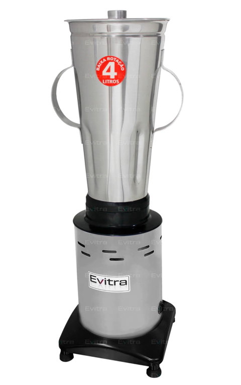 Liquidificador Baixa Rotação Industrial 700w 3,5L em Inox - comprar online
