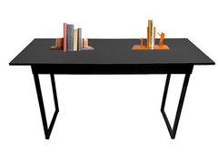 Mesa De Pc Industrial Pé De Metal E Madeira 120x45 Ferro na internet