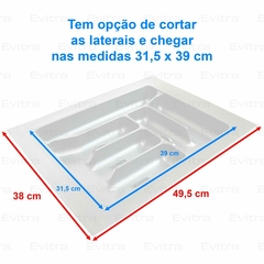 Porta Talher Garfos Facas de Plástico - comprar online