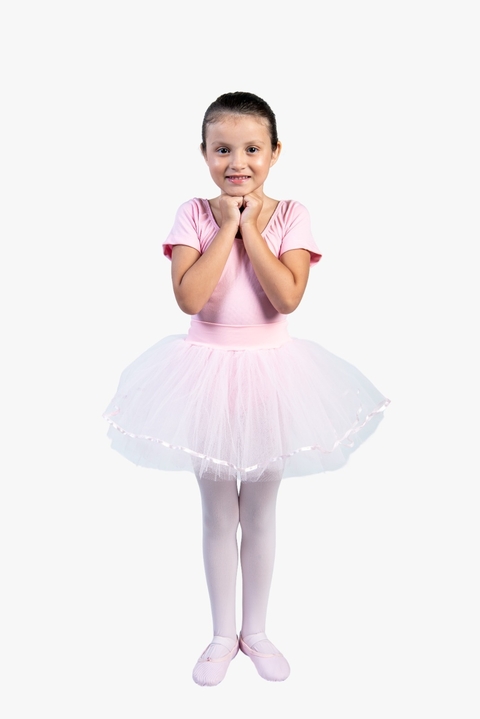 Saia de Tule Repolho com Fitas de Cetim - Infantil