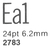 Letraset Decalque 25 X 38cm Letras Adesivas 15.5mm Altura 2783 - comprar online