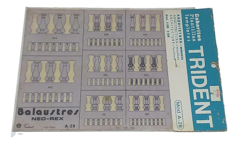 Gabarito Arquitetura Balaústres Trident A-28