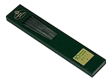 Grafite Faber Castell Tk 9071 Estojo Alemão Com 10 Minas F