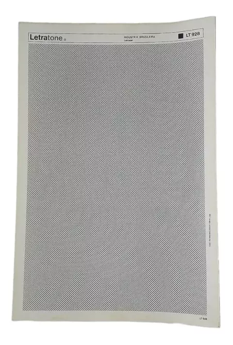 Letraset Letratone 25 X 38cm Retícula Adesiva 928