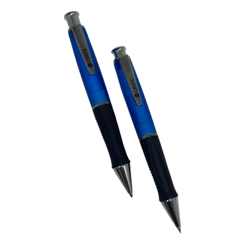 Kit com 1 caneta esferográfica e 1 lapiseira 0.5 Onix