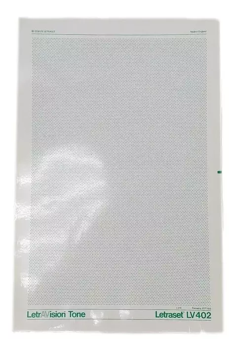 Letrasvision Tone Letraset Retícula Adesiva Folha 25x38cm LV402 Verde