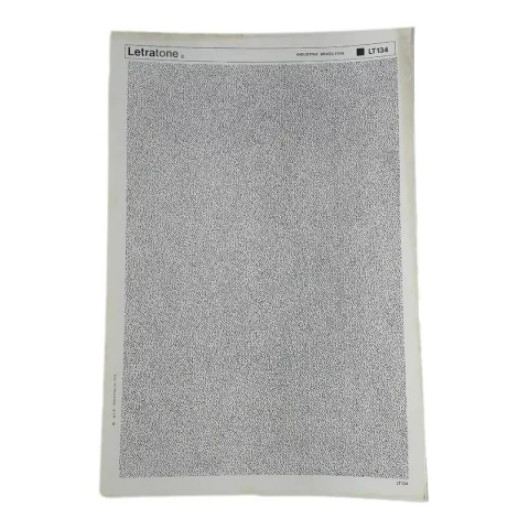 Letratone Letraset Retícula Adesiva Folha 25 X 38cm LT134