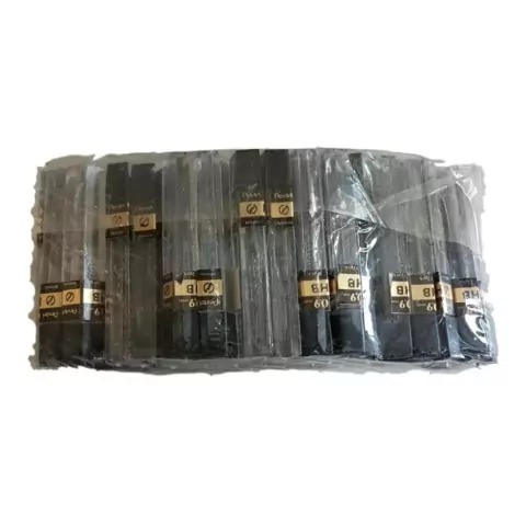 50 Estojos C/ 12 Minas - 600 Antigos Grafiites Pentel 09 Hb