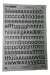 Letraset Decalque 25 X 38cm Letras Adesivas 23.7mm De Altura 693