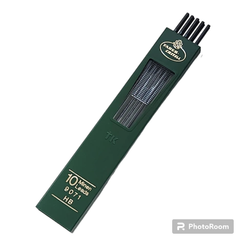 Grafite Faber Castell Tk 9071 Estojo Alemão Com 10 Minas Hb