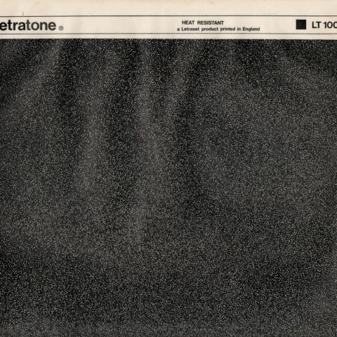 Letratone Letraset Retícula Adesiva Folha 25 X 38cm LT100