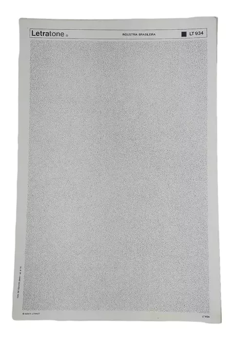Letraset Letratone 25 X 38cm Retícula Adesiva 934