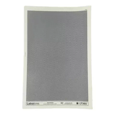 Letratone Letraset Retícula Adesiva Folha 25 X 38cm LT360