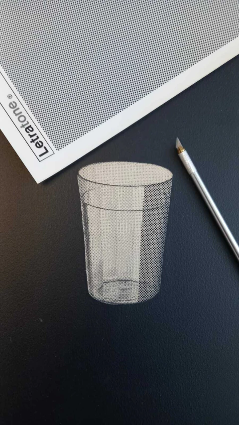 Letratone Letraset Retícula Autoadesiva Mangá 25 X 38cm 21