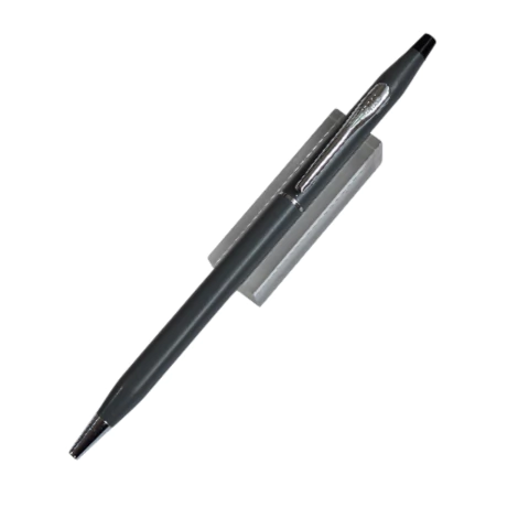 Antiga Rara Caneta Esferográfic Cross Century Titanium Cinza