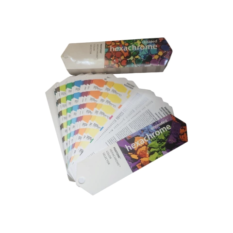 2 Antigos Catálogos Pantone Hexachrome Revestido e Não Revestido