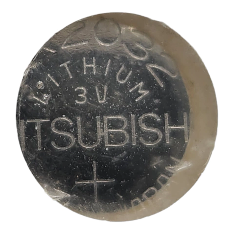 Antiga Rara Bateria Botão Lítio CR2032 3V Mitsubishi Japão