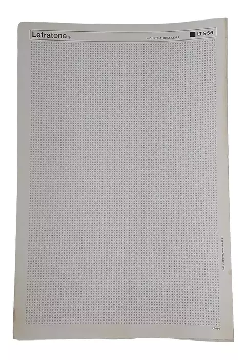 Letraset Letratone 25 X 38cm Retícula Adesiva 956