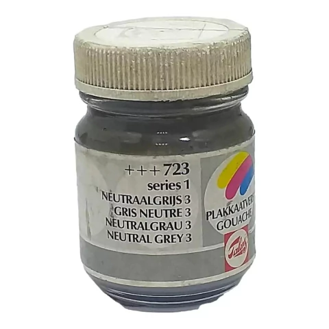 Tinta Guache Talens Neutral Grey 3 (ref 723) 50ml