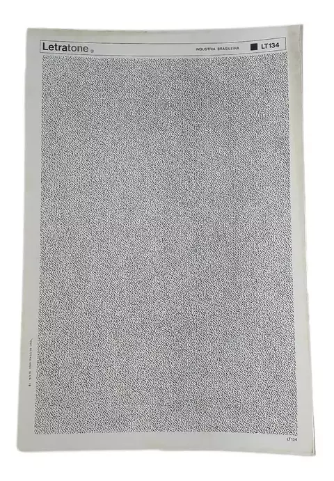 Letraset Letratone Retícula Adesiva Folha 25 X 38cm Ref. 134