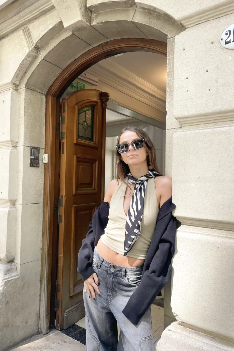 Top Luli beige - comprar online