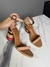 Sandalia Bege Salto Bloco Collor - Animale - comprar online