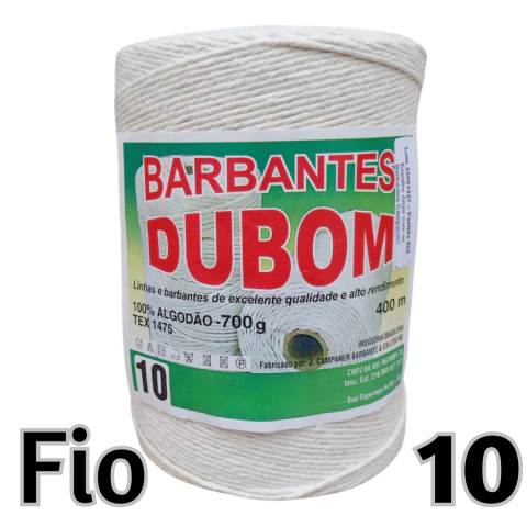 Barbante Dubom Cru Tradicional - 700 Gr - Fio 10 - 400m - comprar online