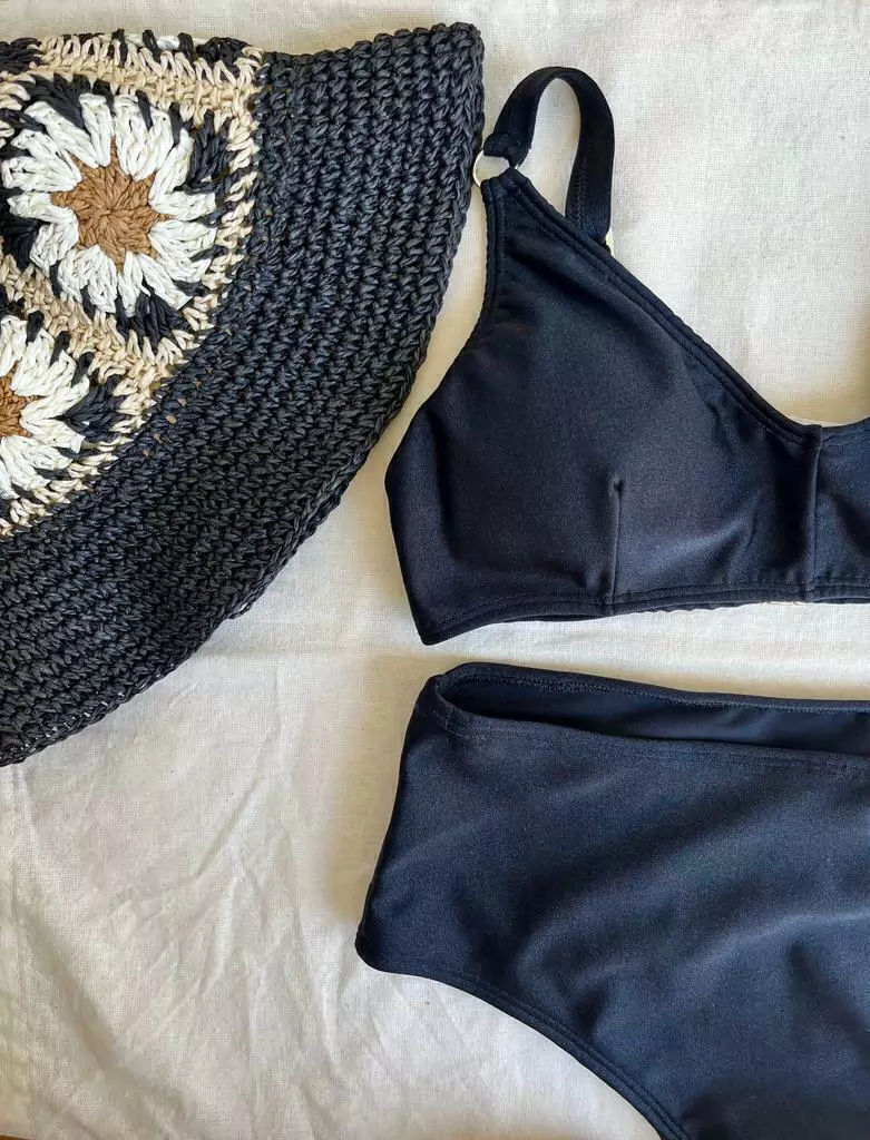Bikini Emma - Negra - Bombacha Alta