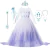 Princesa da Disney Frozen Elsa Cosplay Vestido de Halloween para Meninas Crianças Fantasia