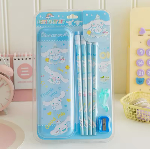 Kit Papelaria Cinnamoroll 7 Itens