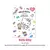 Bloco de Anotações com Adesivos Sanrio Hello Kitty - comprar online