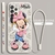 Capa de telefone com cordinha Minnie para Samsung Galaxy A73 A54 A34 A53 A33 A52 A32 A22 A71 A51 A21S 4G 5G - comprar online
