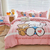 Imagem do Sanrio Hello Kitty Conjunto de Cama, todo de algodão, 3 ou 4 peças. Capa de Colcha