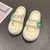 Sandálias femininas, chinelos de plataforma plana slides macio e confortável. na internet