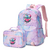Mochila Disney Lilo Stitch Multibolsos 2 peças com lancheira Mochila Mochilas e