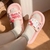 Sandálias Chinelo Nuvem Macio Sanrio Kawaii, Hello Kitty, Cinnamoroll, Kuromi. Numeração já convertida ao padrão BR na internet