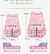 Mochila Sanrio Cinnamoroll Estudante Infantil, Colegial, Bolsa Material Escolar de Grande Capacidade. Acompanha 22 Itens de Papelaria. - Bailarina de Papel