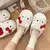 Pantufa Sanrio Hello Kitty chinelos de pelúcia, sapatos fofos kawaii, acolchoados, Macios. Numeração já está convertida ao padrão BR