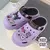 Crocs de EVA Hello Kitty de Sola Grossa antiderrapante, Tamanho já Convertido ao Padrão BR - Bailarina de Papel