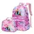 Mochila Frozen Elsa Princesa, Mochila Escolar, Lancheira. 2 Peças - Bailarina de Papel