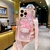 Capa de Silicone Sanrio Hello Kitty para iPhone 15, 14, 13, 12, 11 Pro Max, Mini, XR, XS, MAX, 8, X, Kuromi e My Melody Anti-Queda 7, SE Plus - Bailarina de Papel