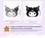 Almofada Sanrio Kuromi My Melody Star Party Stuffed Toy Plushier Almofada 30cm - loja online