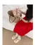 Crocs de EVA Hello Kitty de Sola Grossa antiderrapante, Tamanho já Convertido ao Padrão BR