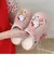 Crocs de EVA Hello Kitty de Sola Grossa antiderrapante, Tamanho já Convertido ao Padrão BR - Bailarina de Papel