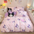 Sanrio Hello Kitty Conjunto de Cama, todo de algodão, 3 ou 4 peças. Capa de Colcha